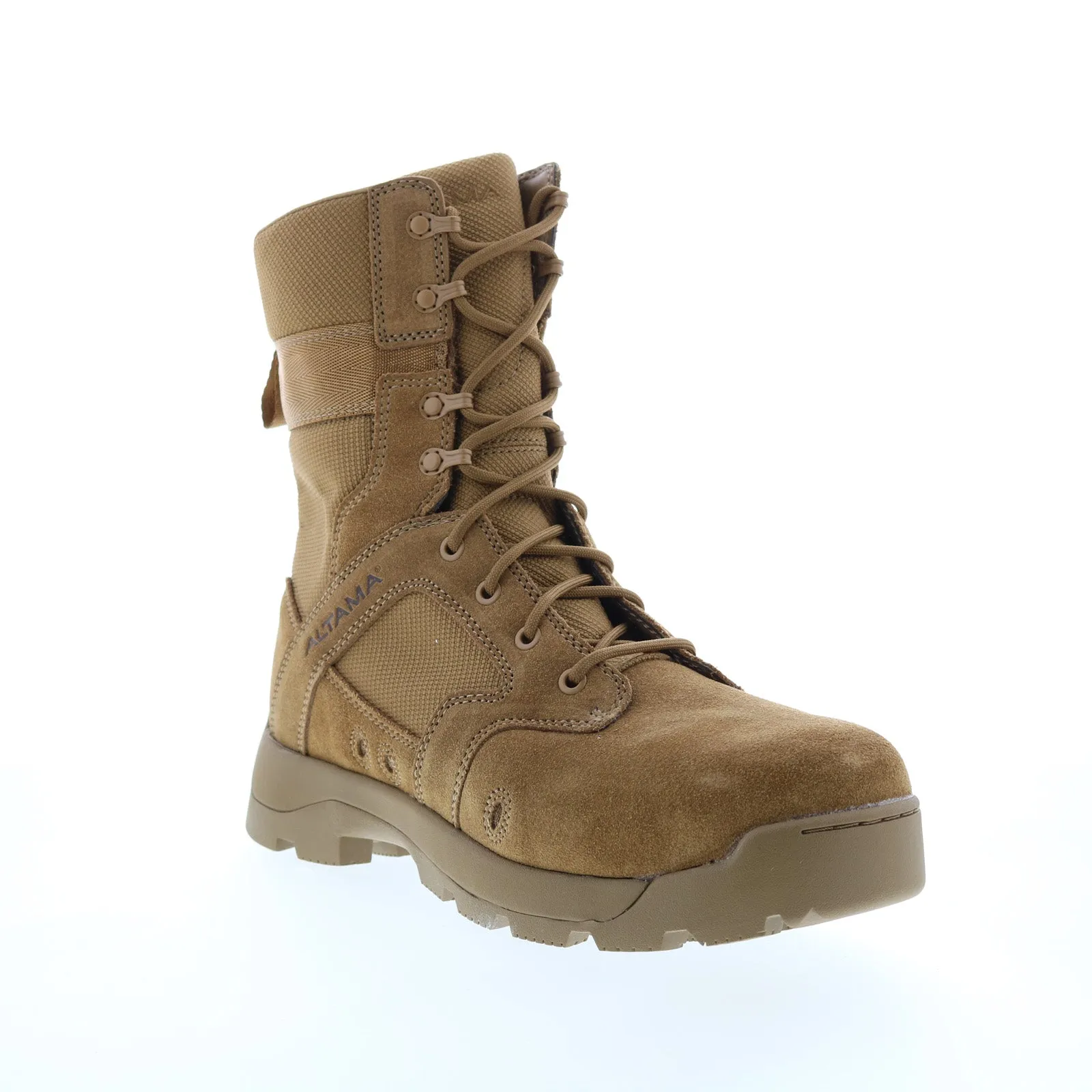 Altama 351603 Jungle Assault Mens Tactical Boots - Brown, Side-Zip, Safety Toe