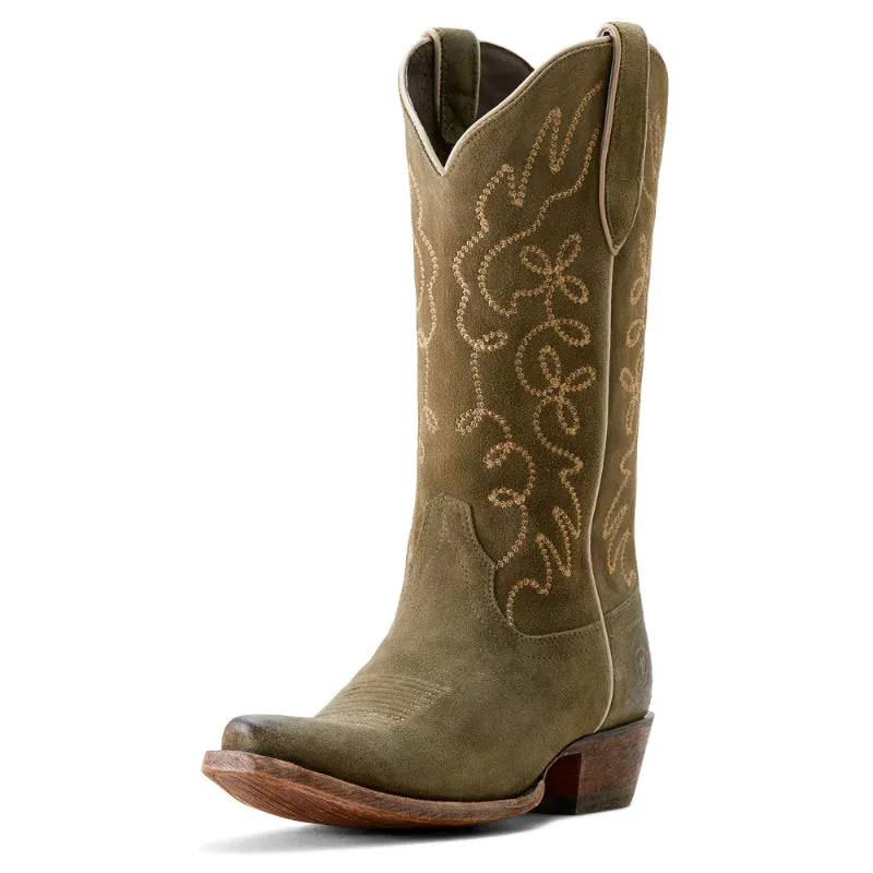 Ariat Jukebox Womens Boots - Soft Olive Color, Comfortable Fit
