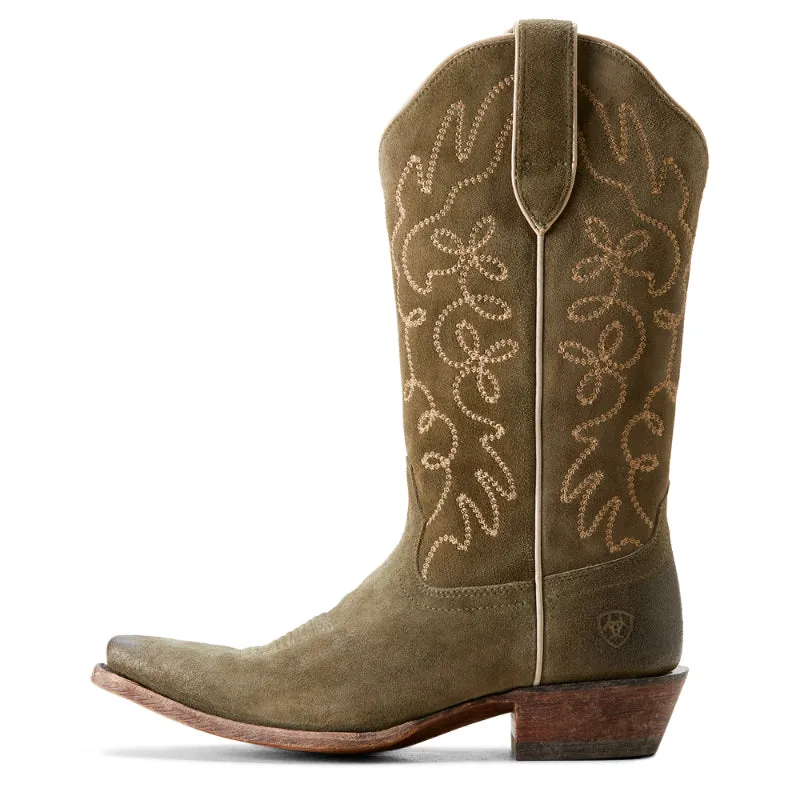 Ariat Jukebox Womens Boots - Soft Olive Color, Comfortable Fit