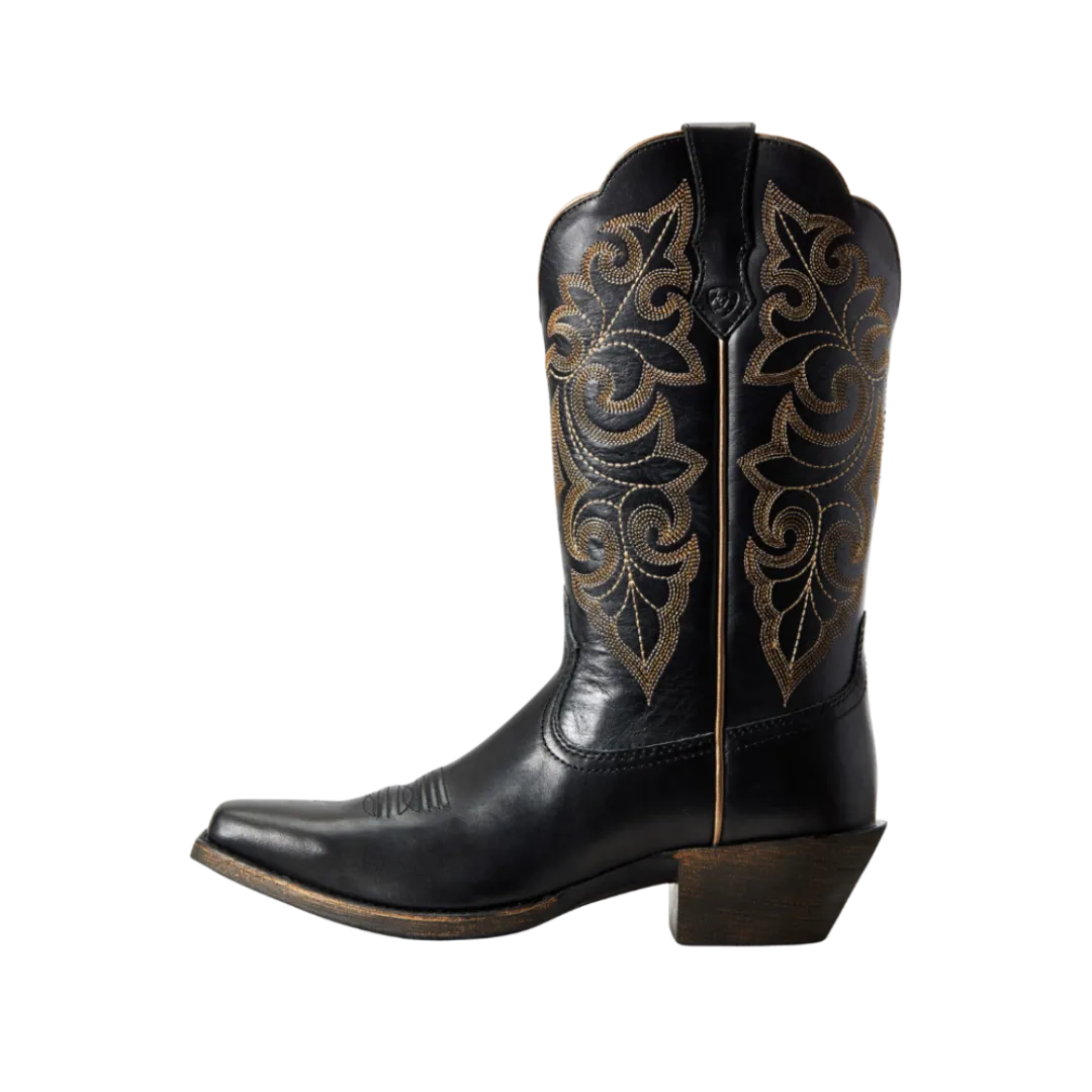 Ariat Women's Round Up Limousine Black Western Boots