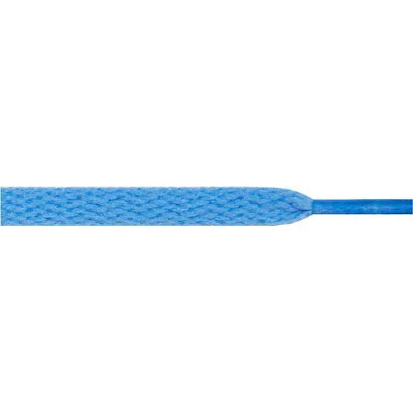Athletic Flat 5/16" - Light Blue (12 Pair Pack) Shoelaces