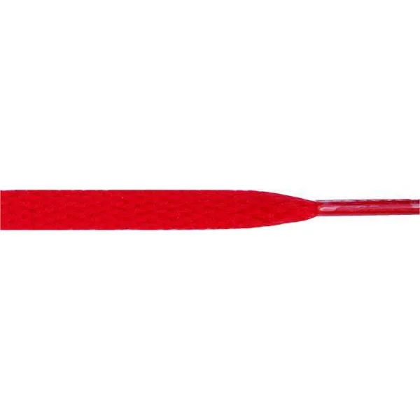 Athletic Flat 5/16" - Red (12 Pair Pack) Shoelaces