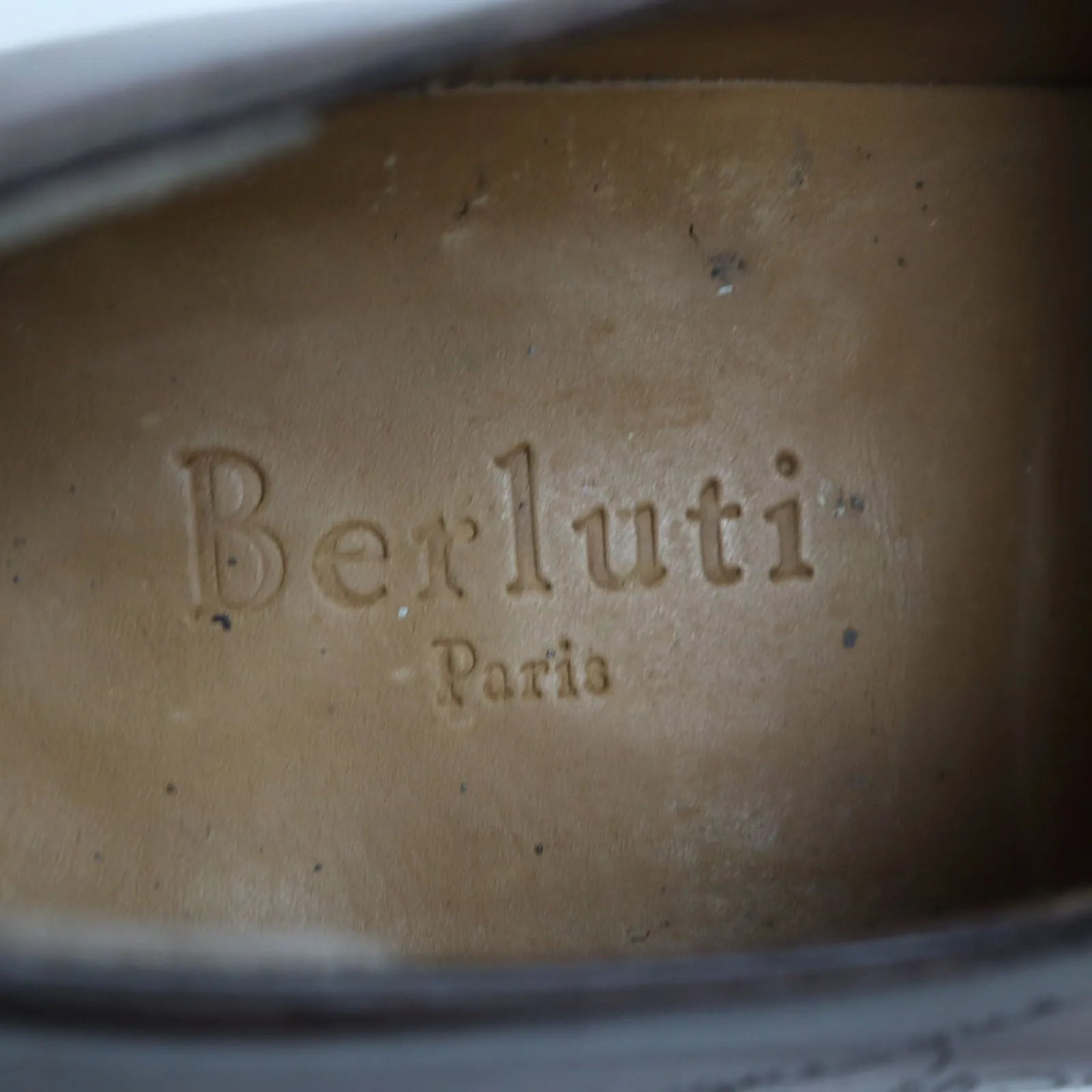 Berluti Leather Cursive Calligraphy Scritto Shoes