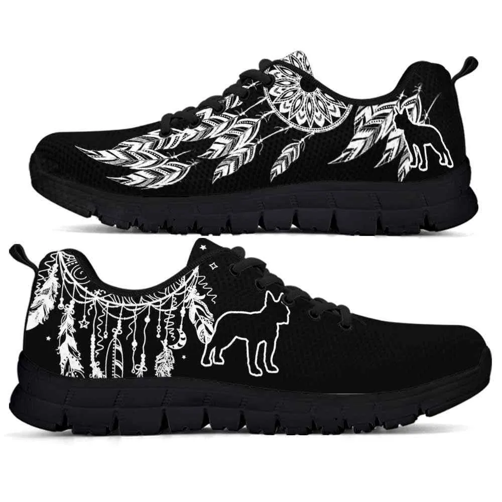 Boston Terrier Sneaker, Boston Terrier Dreamcatcher Sneakers Running Shoes Gift Women Men, Boston Terrier Shoes