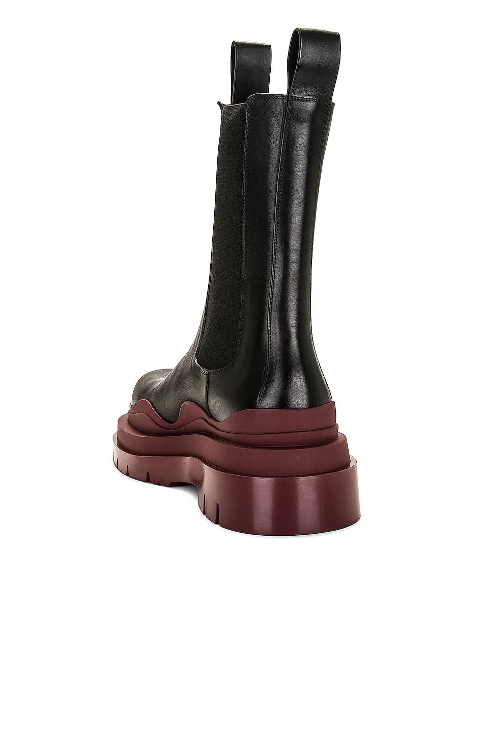 Bottega Veneta Tire Chelsea Boots, Black & CH