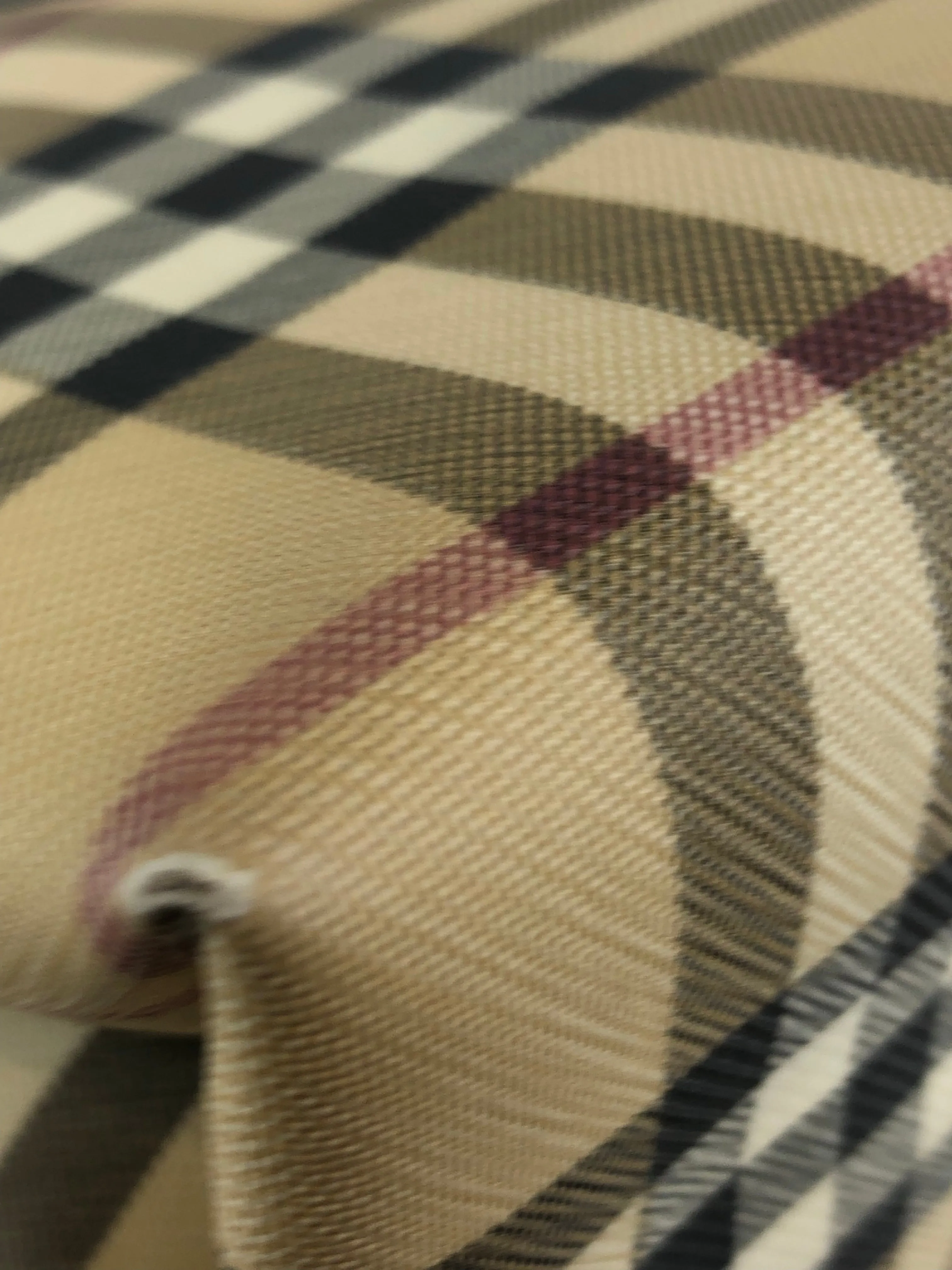 Burberry Classic Plaid Mini Tote