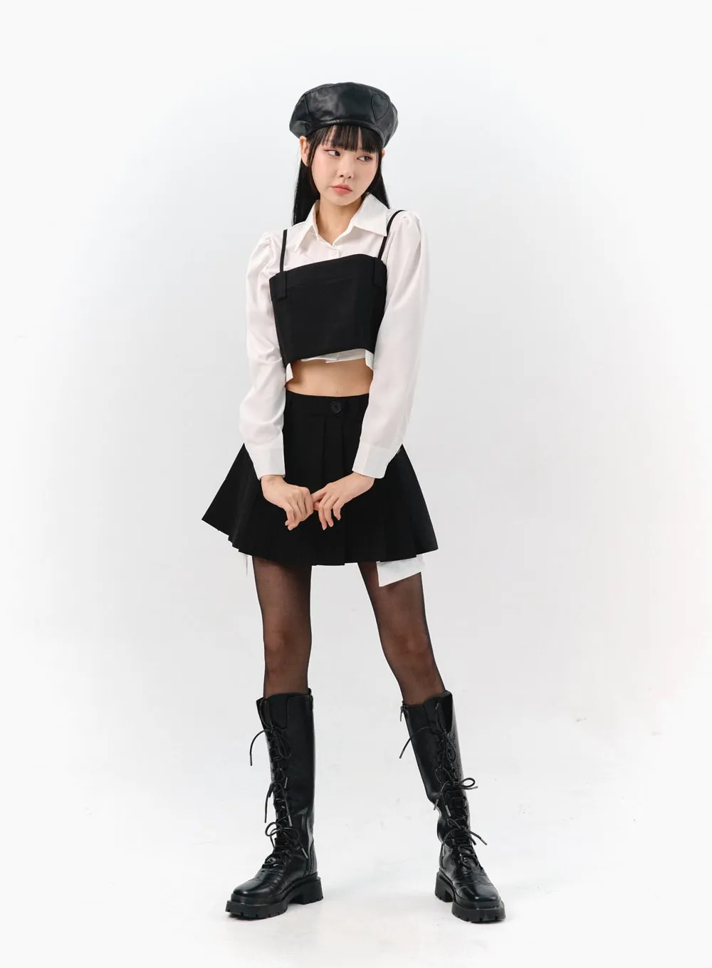 Bustier and Mini Skirt Set IS321
