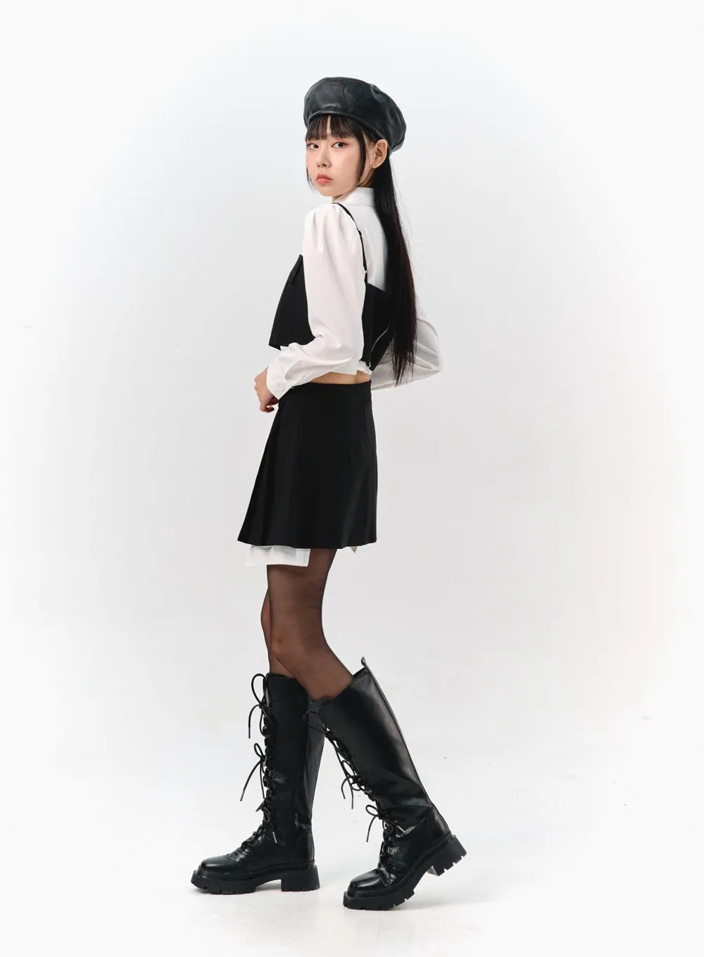 Bustier and Mini Skirt Set IS321