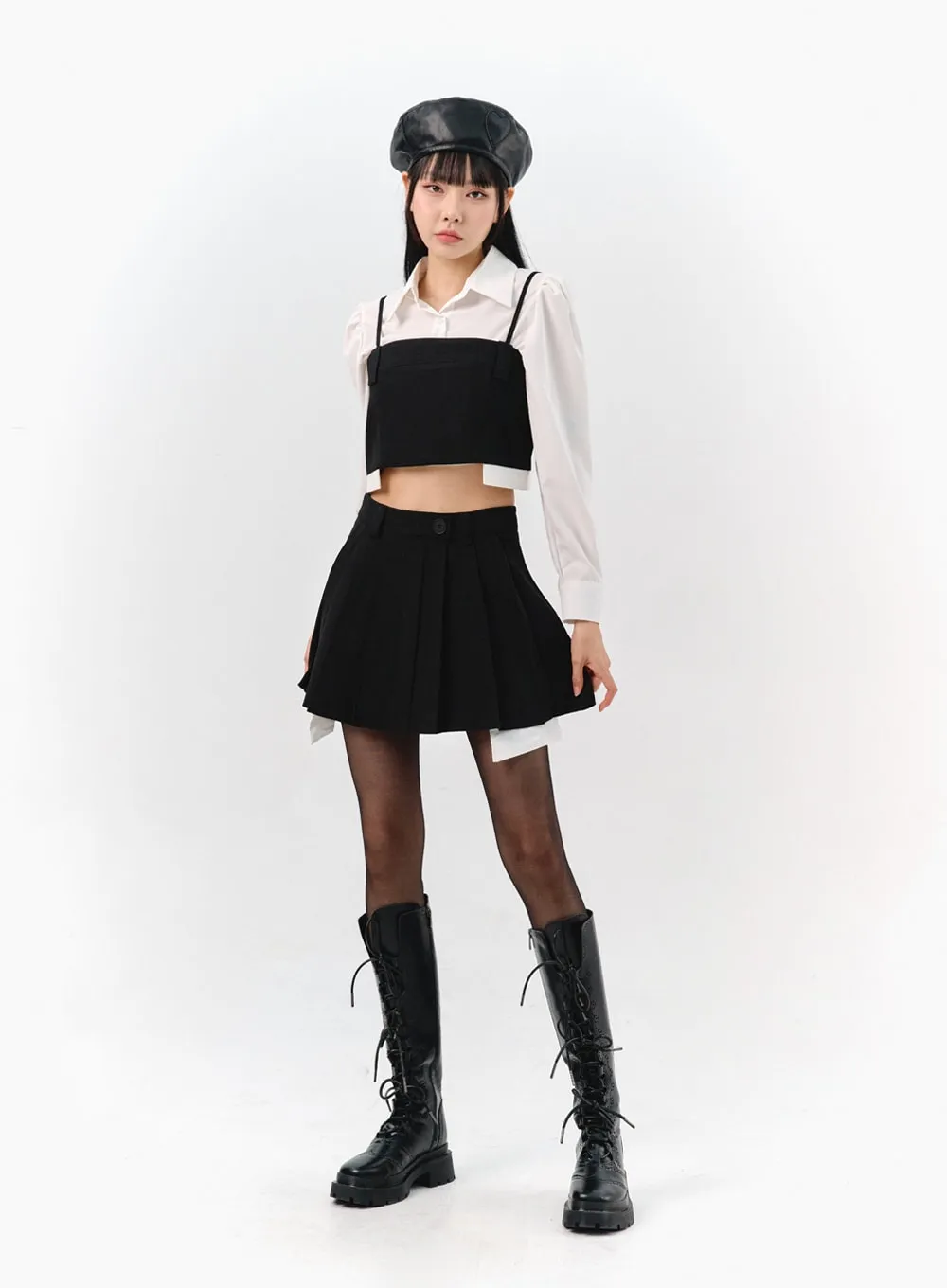Bustier and Mini Skirt Set IS321