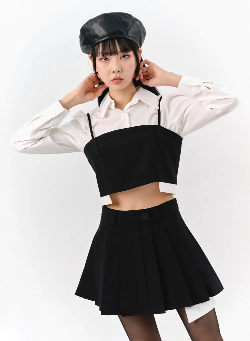 Bustier and Mini Skirt Set IS321