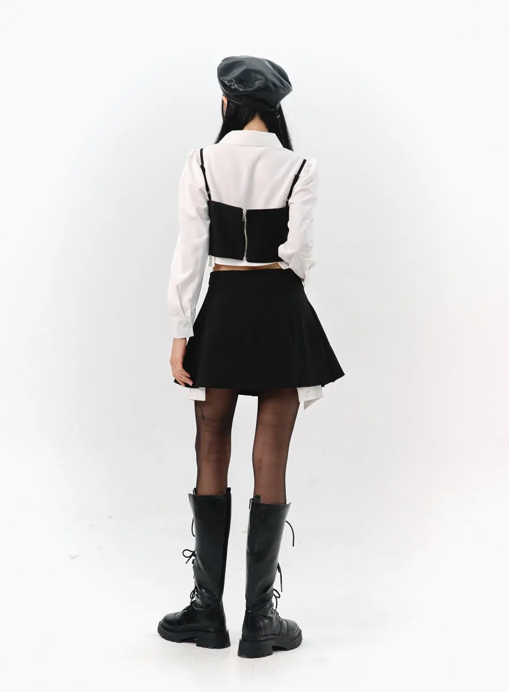 Bustier and Mini Skirt Set IS321