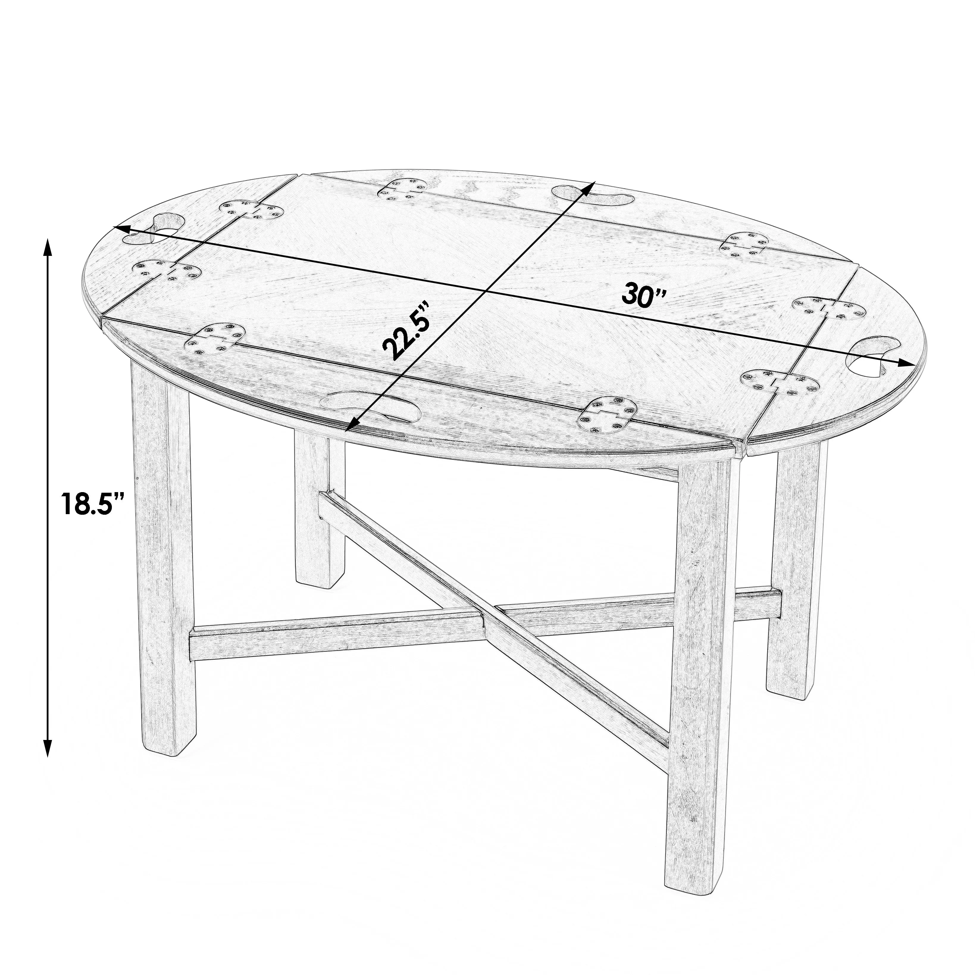 Carlisle Butler Coffee Table in Gray  2427418