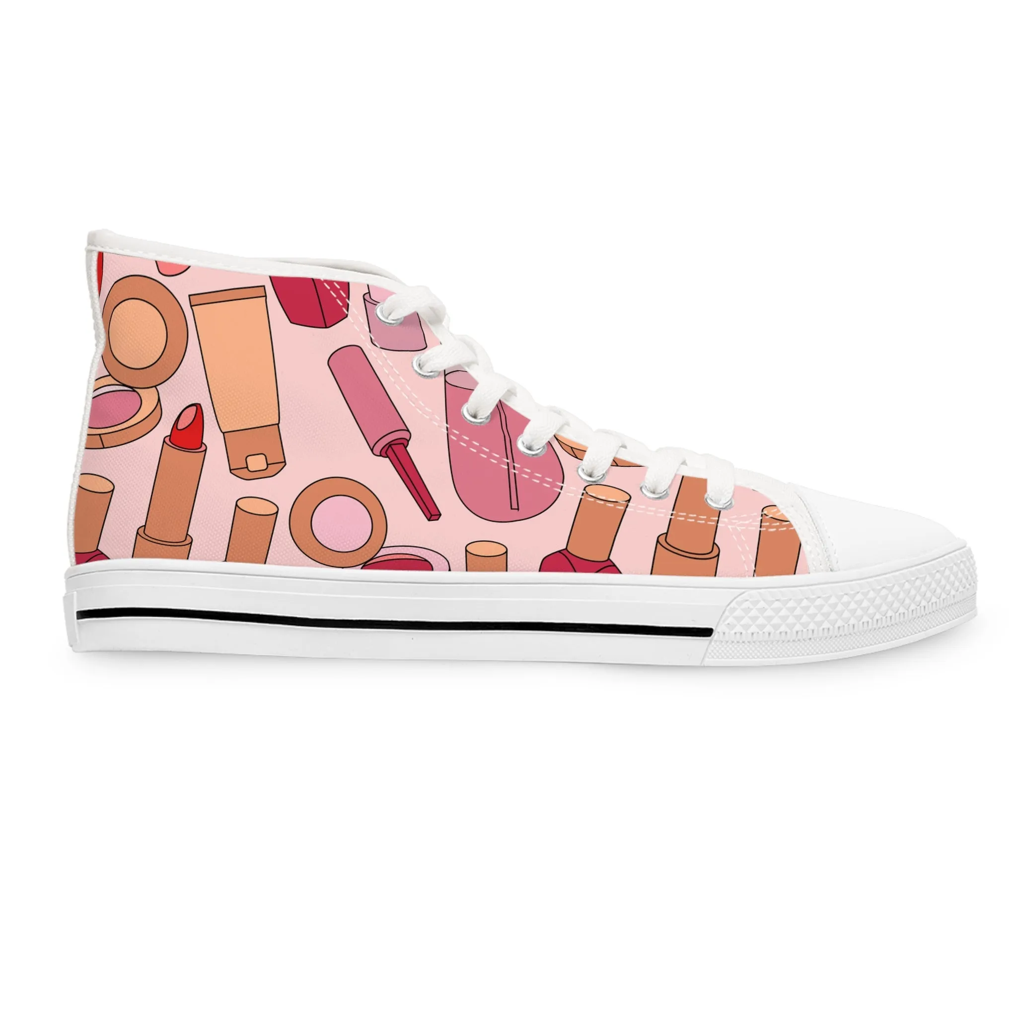 Cosmetics Women's High Top Sneakers