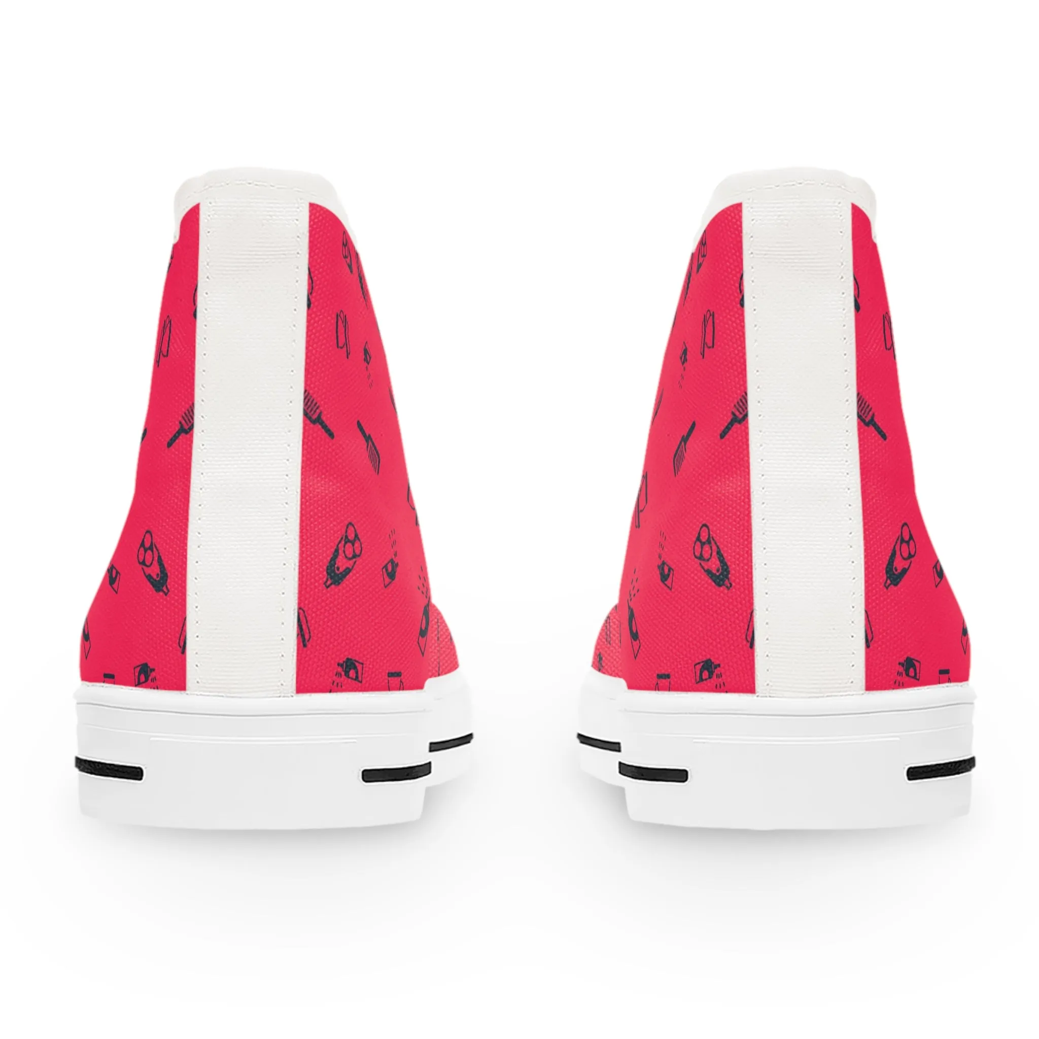 Electric Razor Blades Women's High Top Sneakers