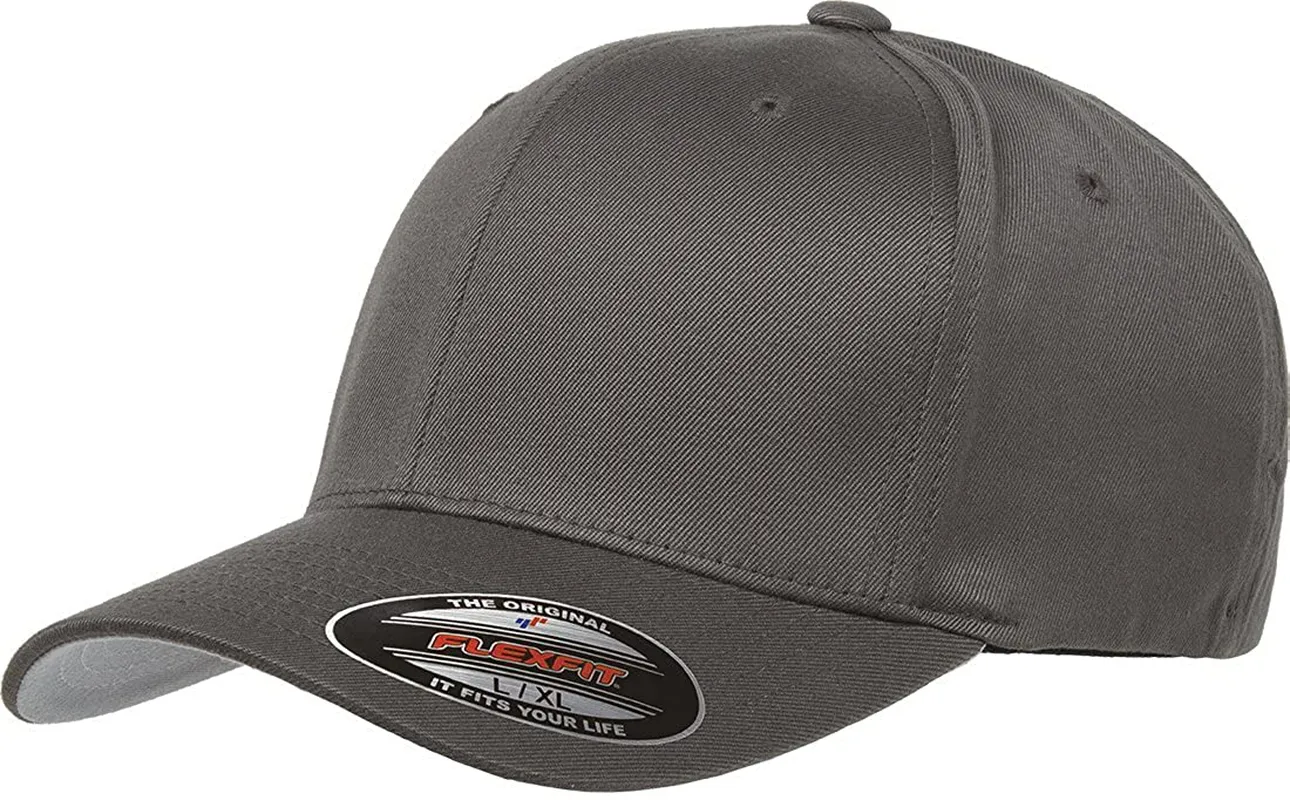 Flexfit Men's Athletic Baseball Fitted Cap Gray