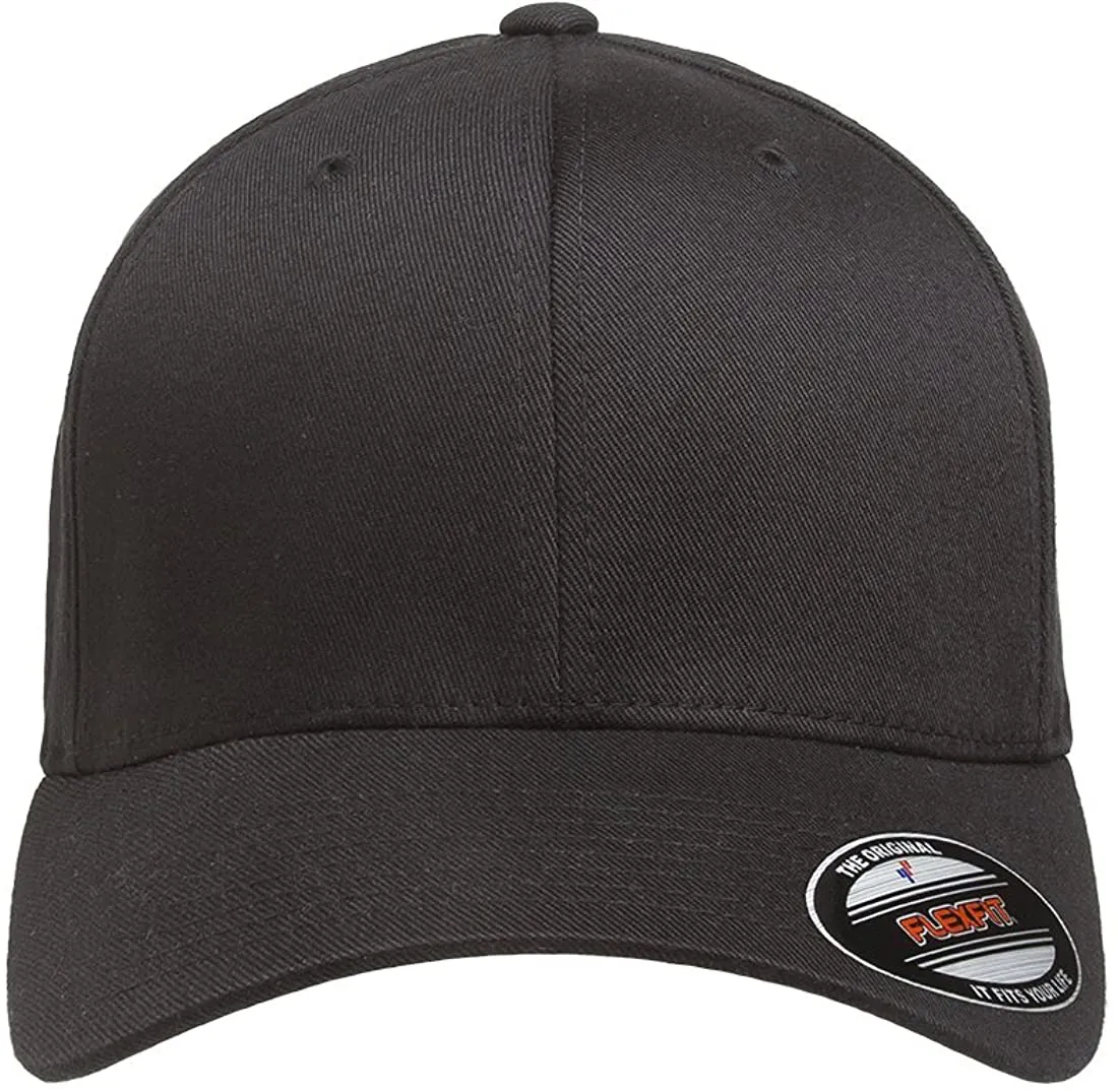 Flexfit Men's Athletic Baseball Fitted Cap White/Gray