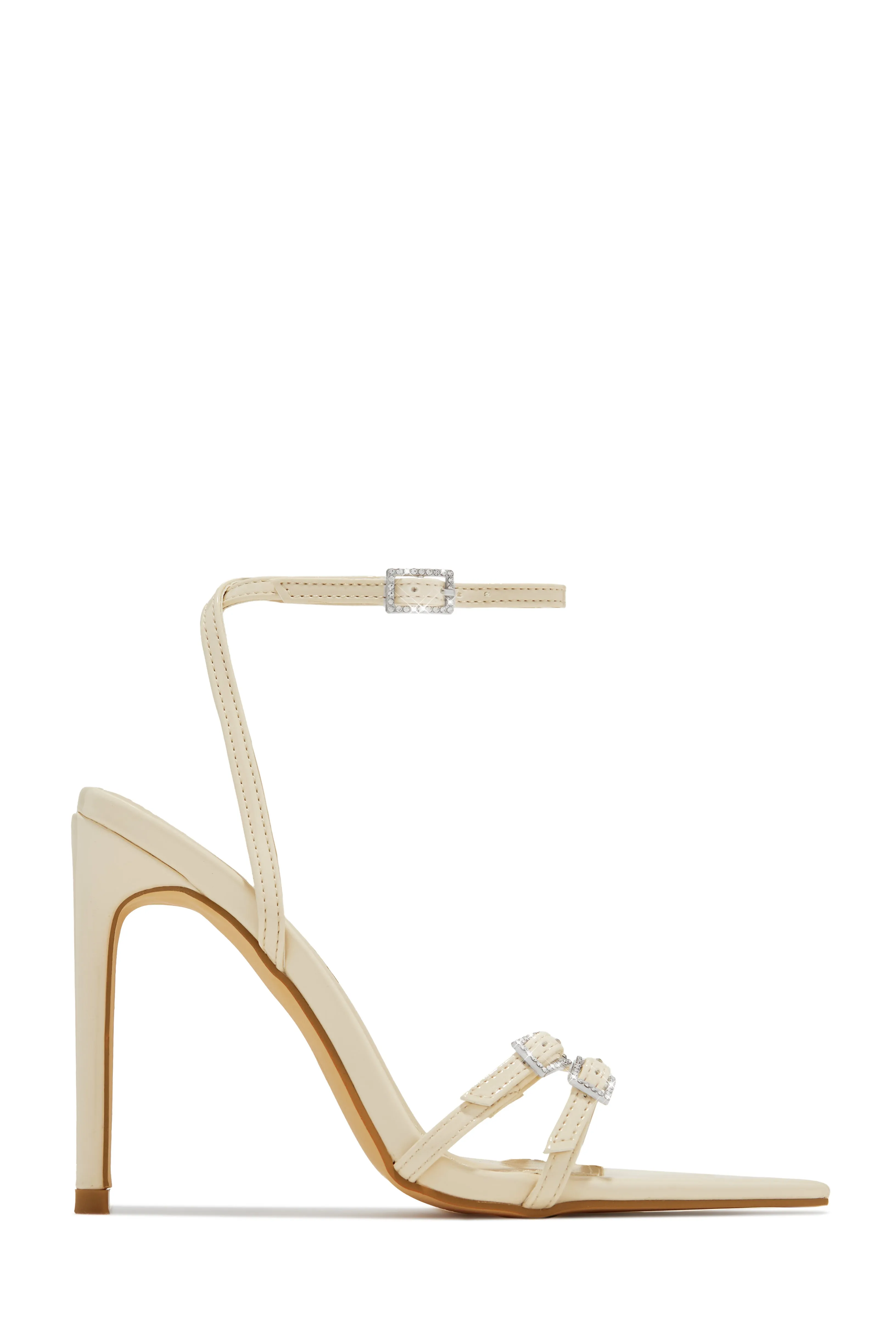 Glamorous Party Embellished High Heels - Gold