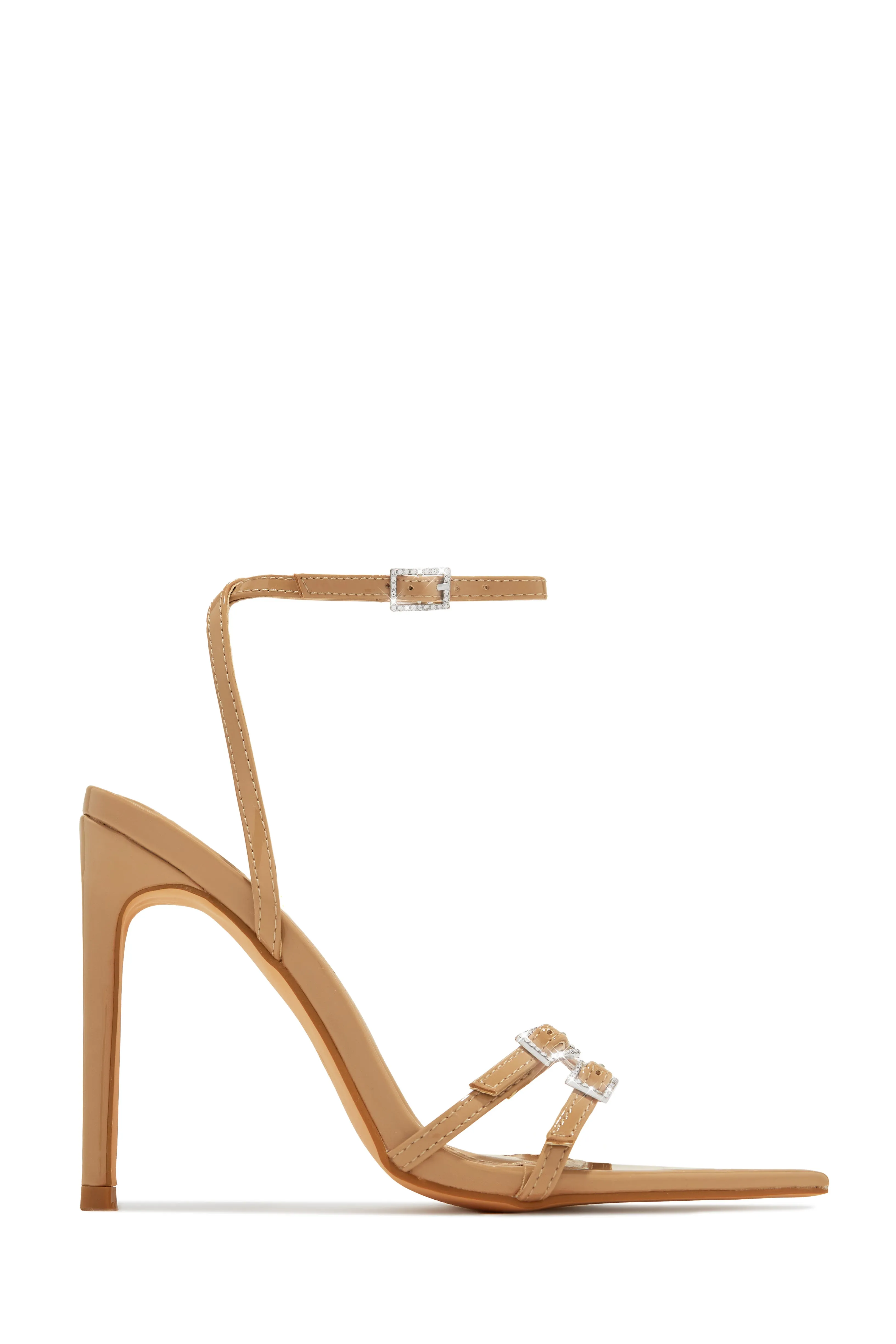 Glamorous Party Embellished High Heels - Gold