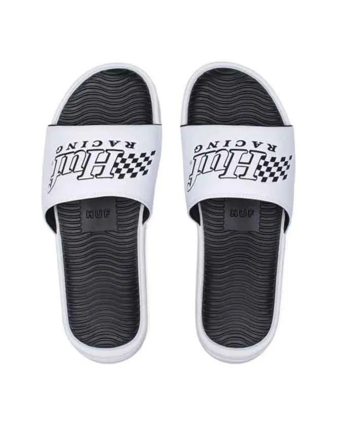 Huf Slide Sandals - White