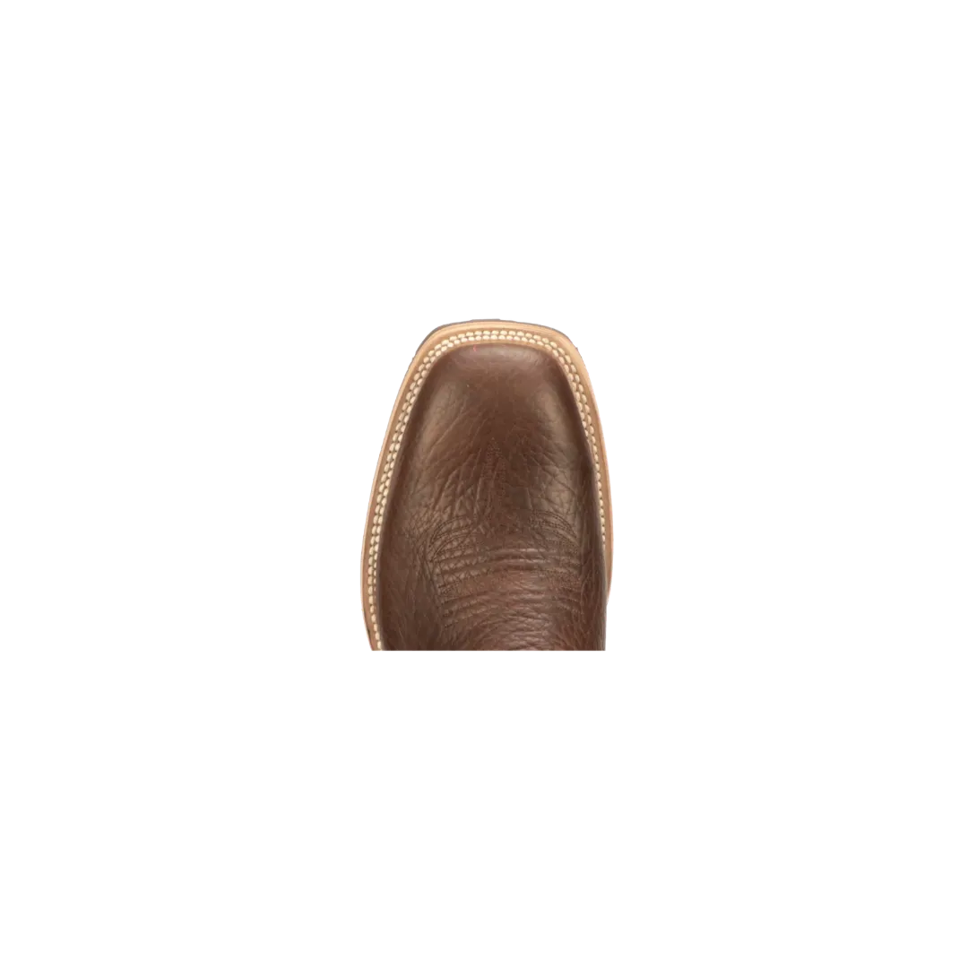 Mens Lucchese Rudy Chocolate Peanut Cowhide Leather Western Boots