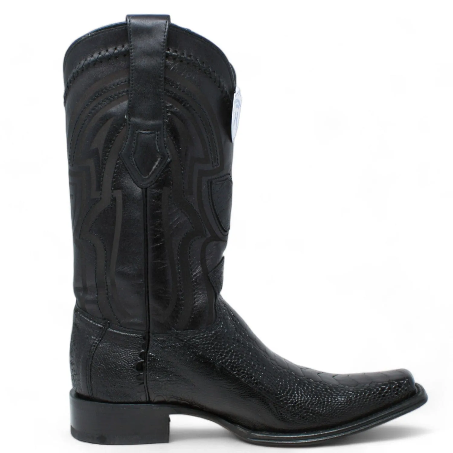 Men's Wild West Ostrich Leg Square Toe Boot 277L0505