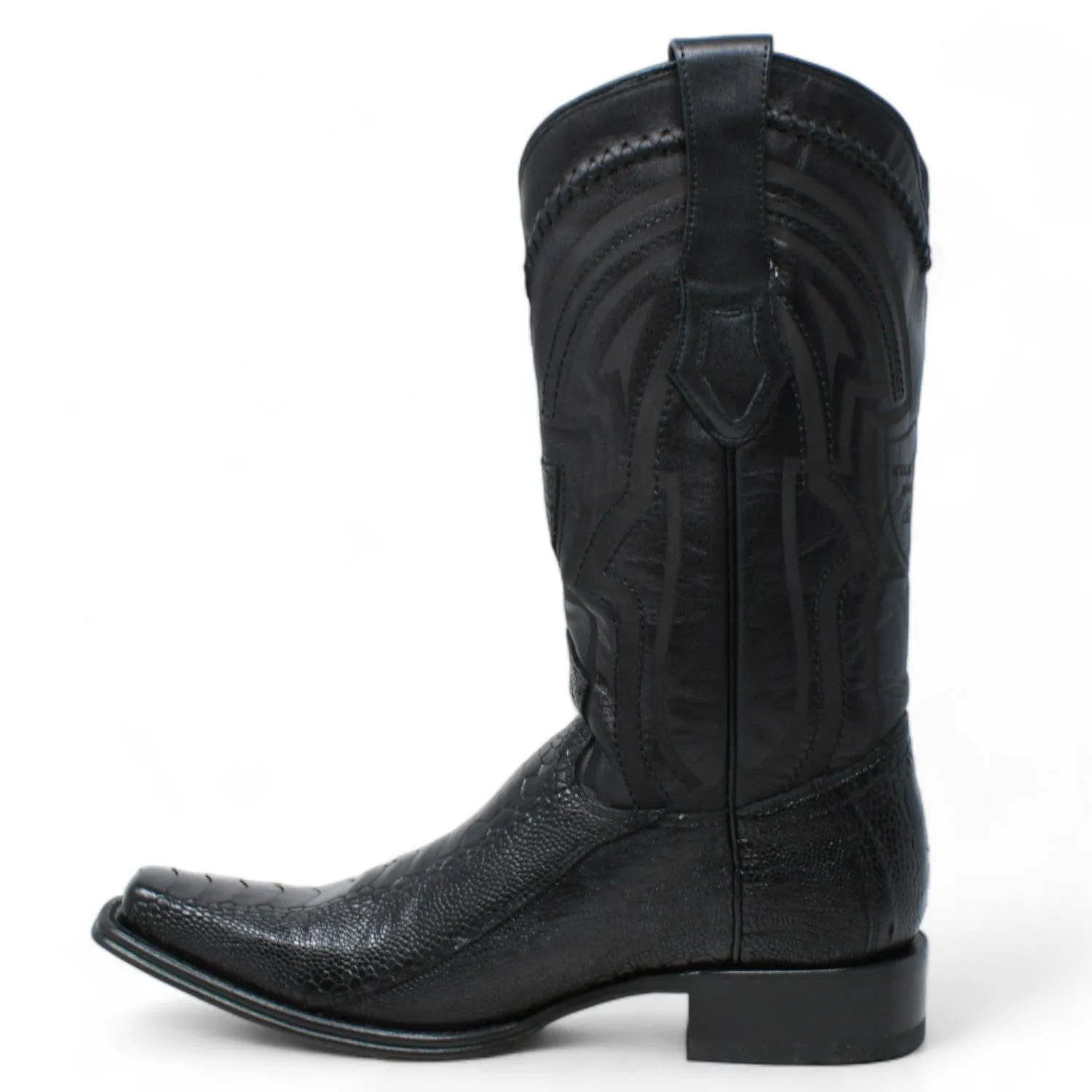 Men's Wild West Ostrich Leg Square Toe Boot 277L0505