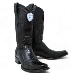 Men's Wild West Ostrich Leg Square Toe Boot 277L0505