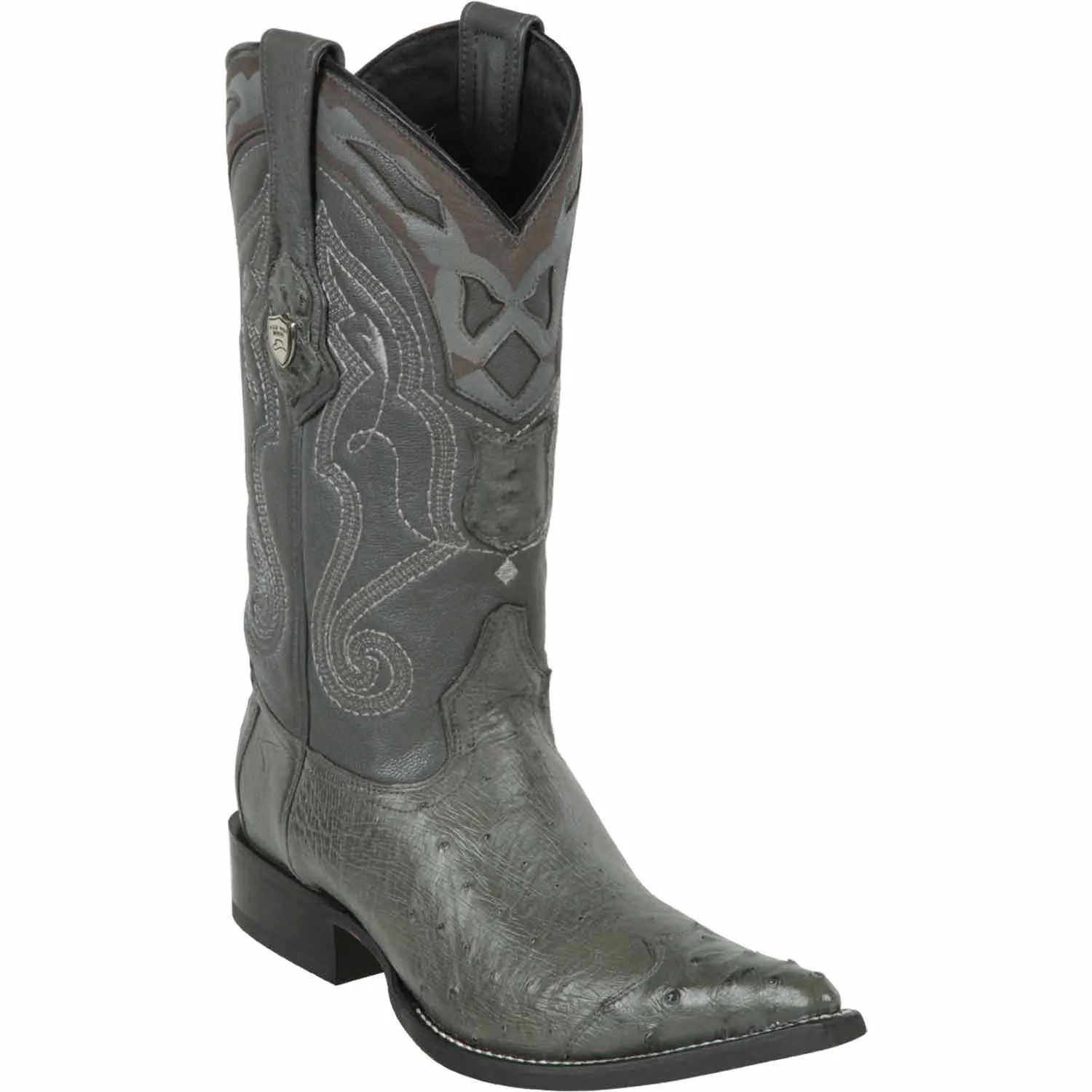 Men's Wild West Smooth Ostrich Skin 3X Toe Boot 2950409