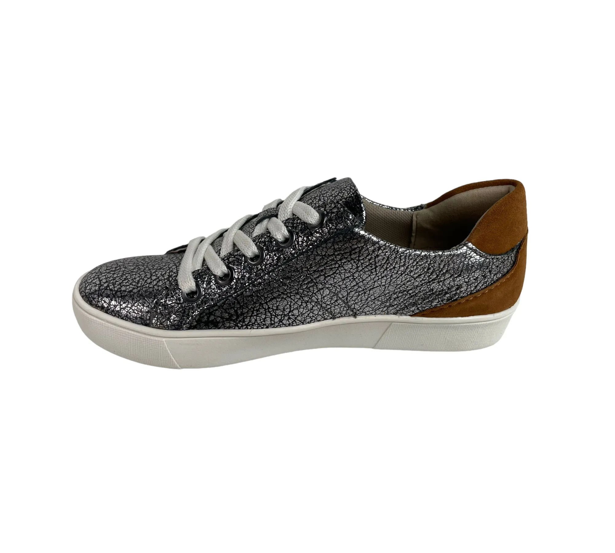 Naturalizer Morrison Sneakers in Silver Crackle