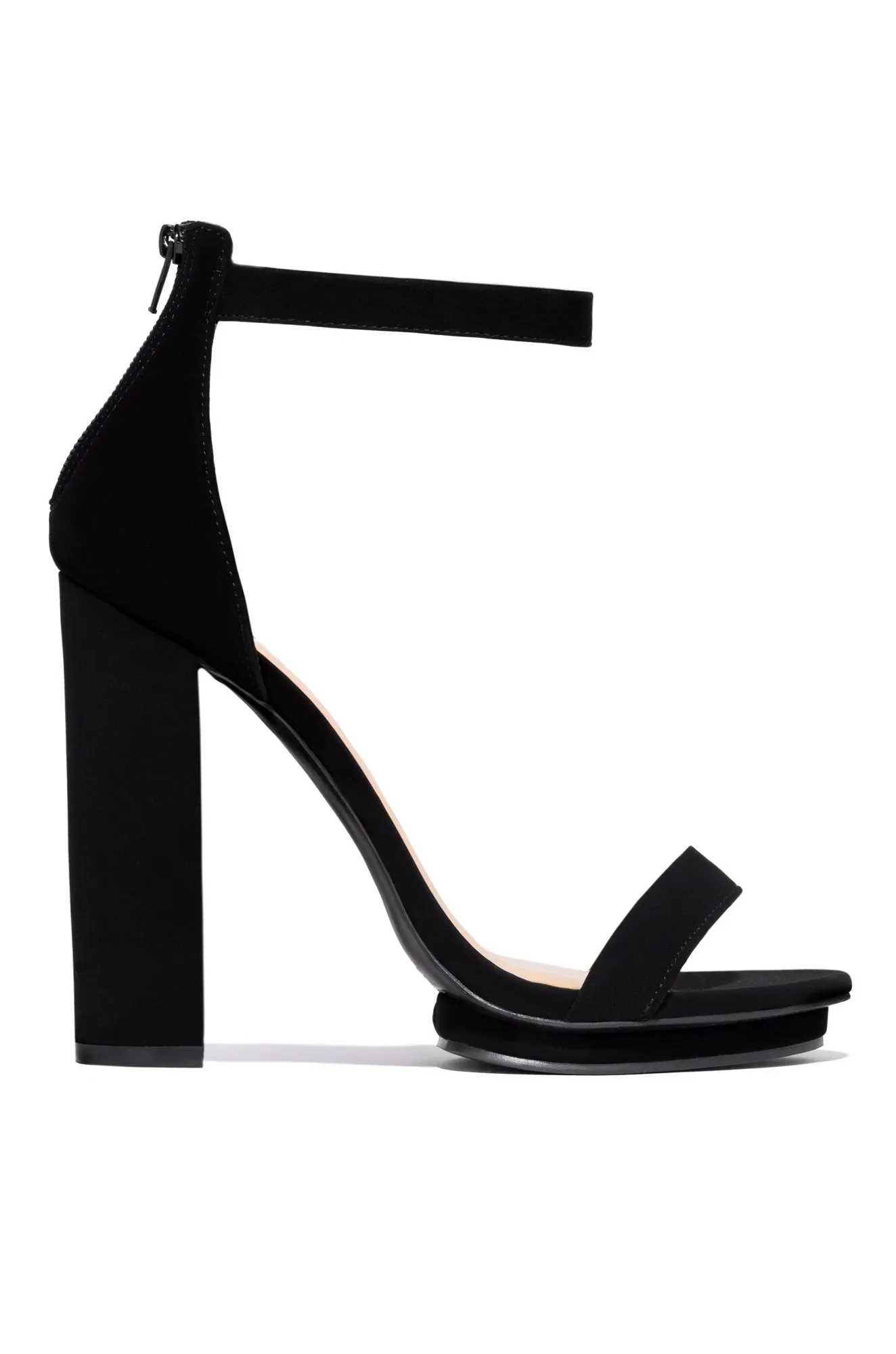New View Block High Heels - Red
