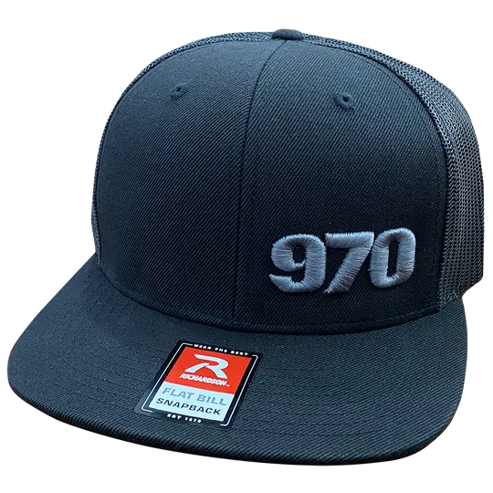 NINESEVENZERO 970 Mesh Trucker Hat - Black/Grey