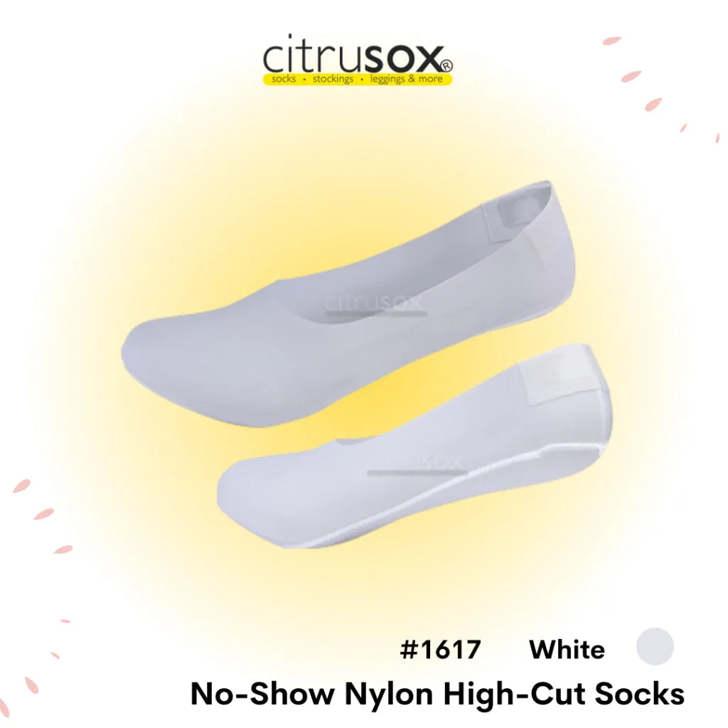 No-Show Nylon High Cut Socks