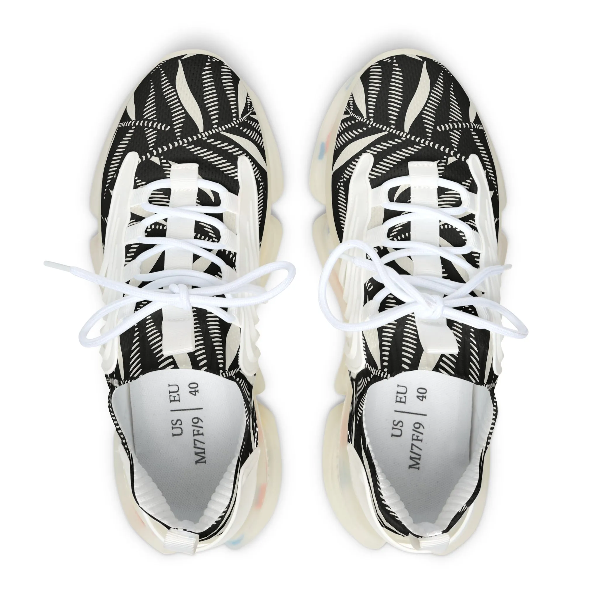 Palm Leaves Women's Mesh Sneakers