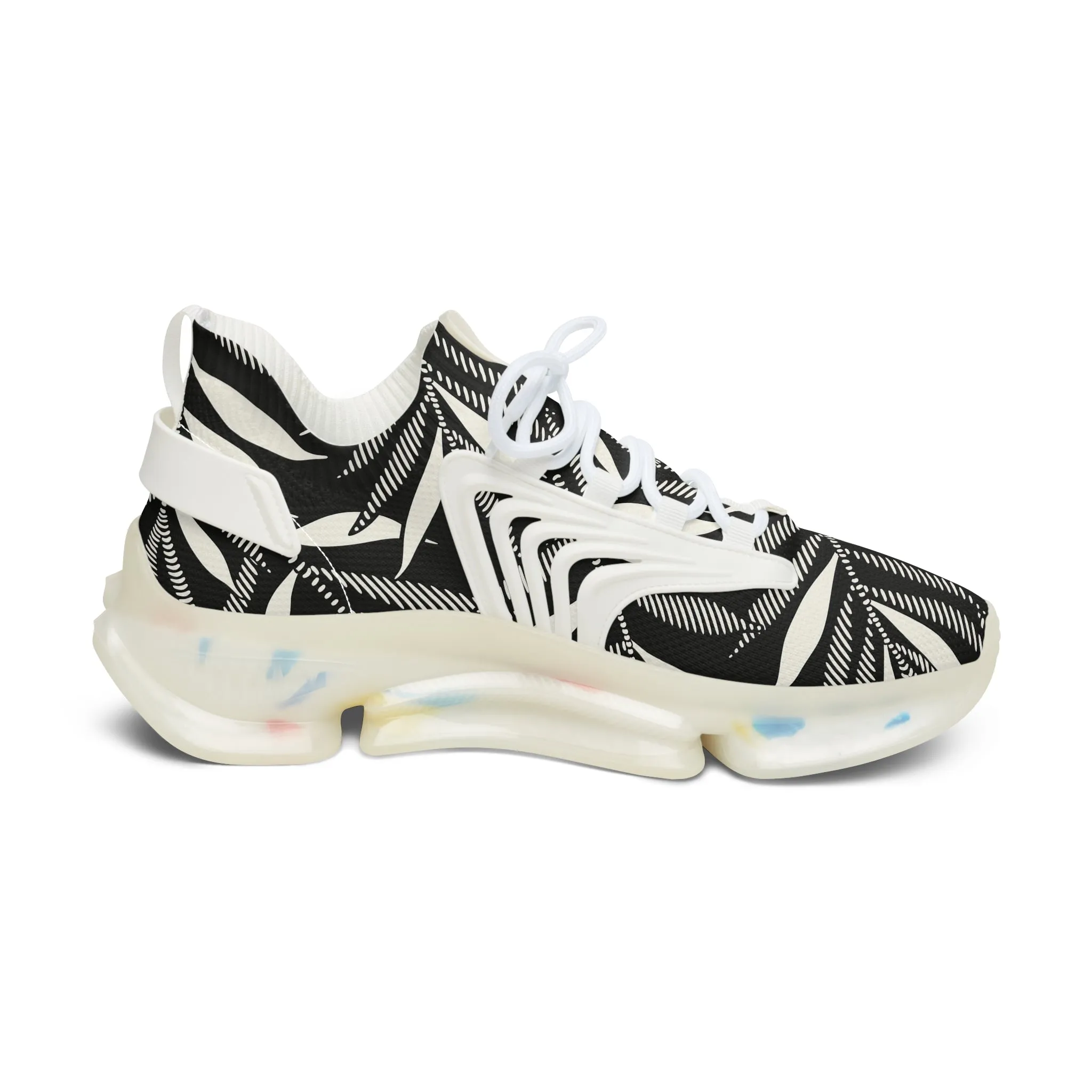 Palm Leaves Women's Mesh Sneakers
