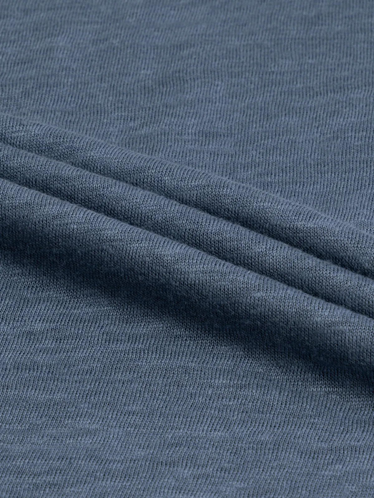 Steel Blue Linen T-shirt