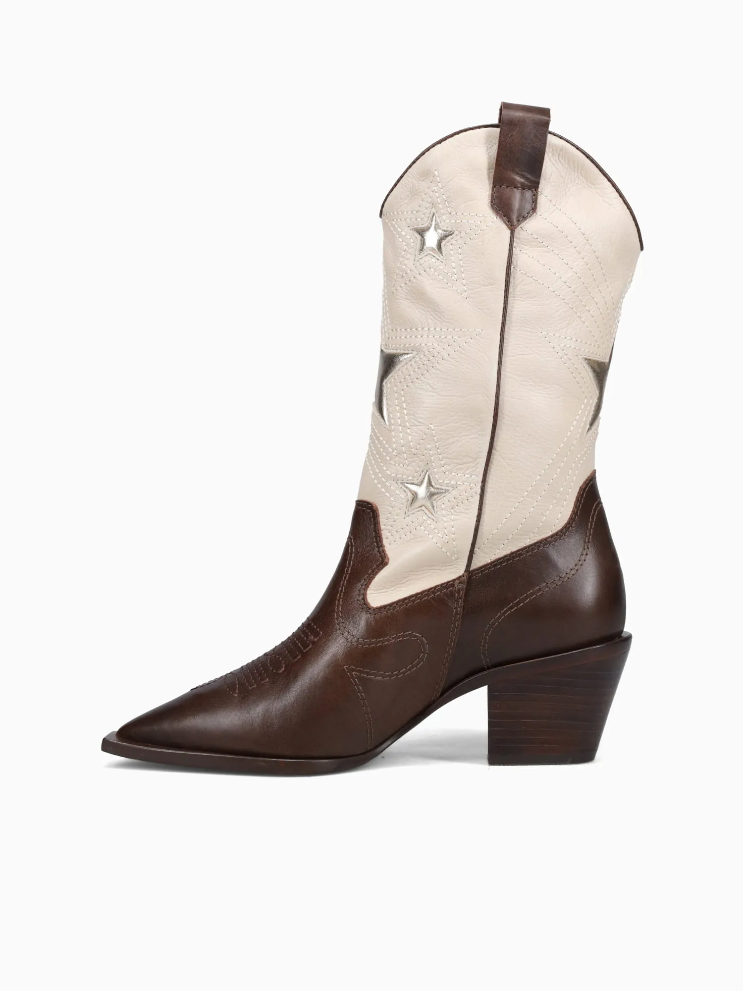 Tammy Mae Brown Offwhite leather