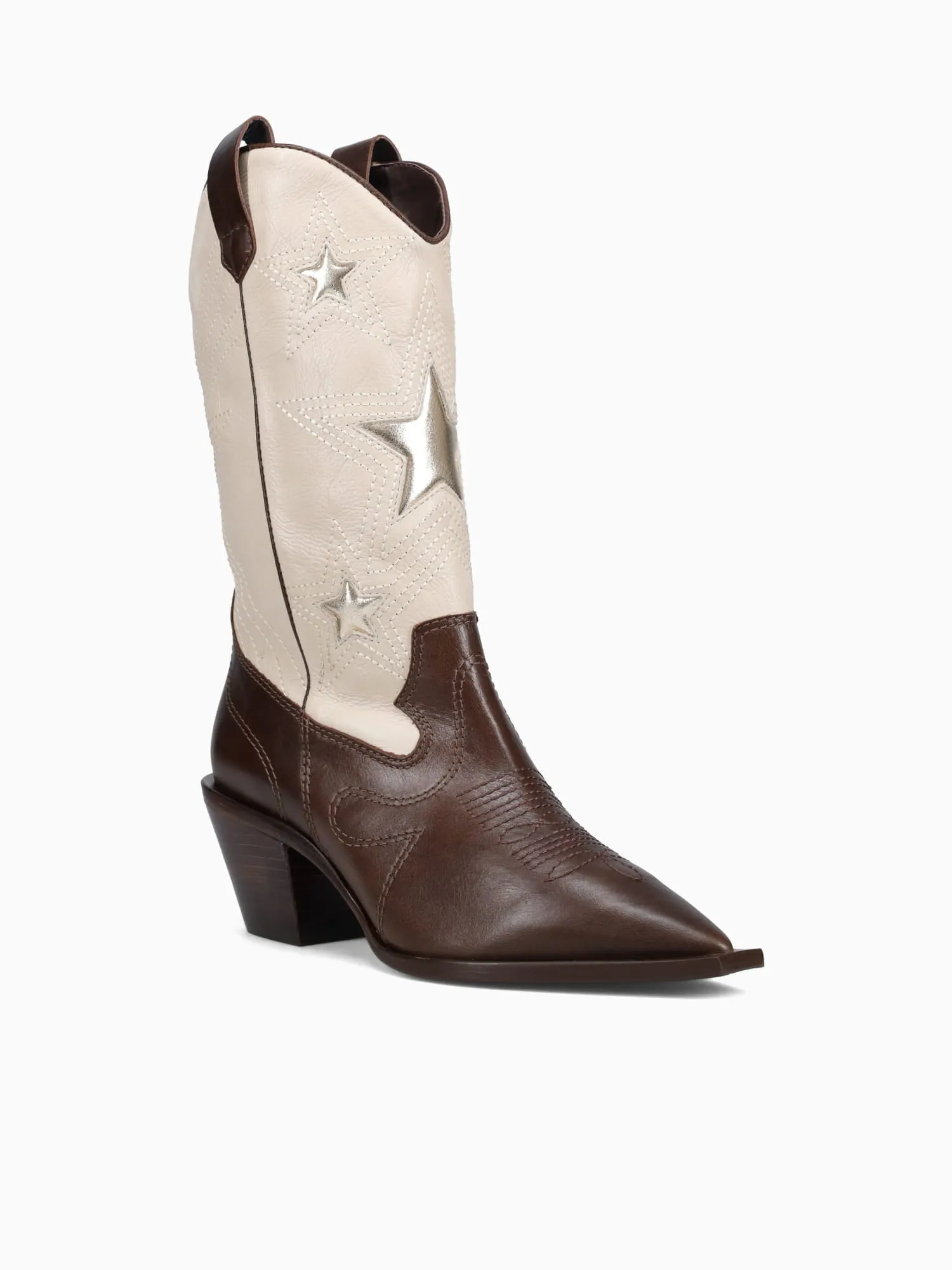 Tammy Mae Brown Offwhite leather