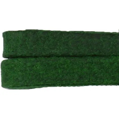 Waxed Cotton 1/4" Flat Dress Laces Custom Length with Tip - Kelly Green (1 Pair Pack) Shoelaces