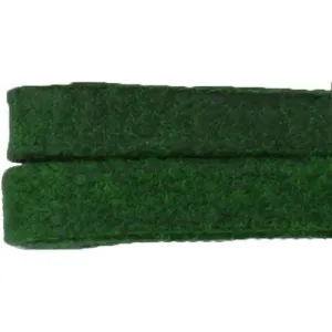 Waxed Cotton 1/4" Flat Dress Laces Custom Length with Tip - Kelly Green (1 Pair Pack) Shoelaces