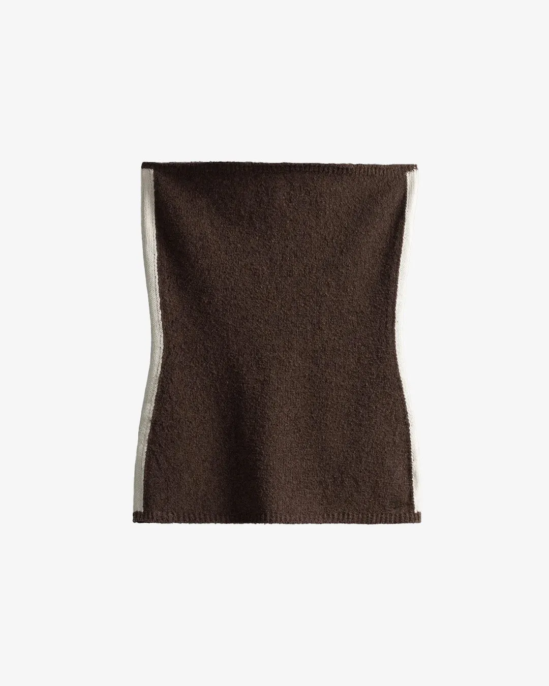 Stylish Woolrich x DC Brown Bandeau Knit Top for Women
